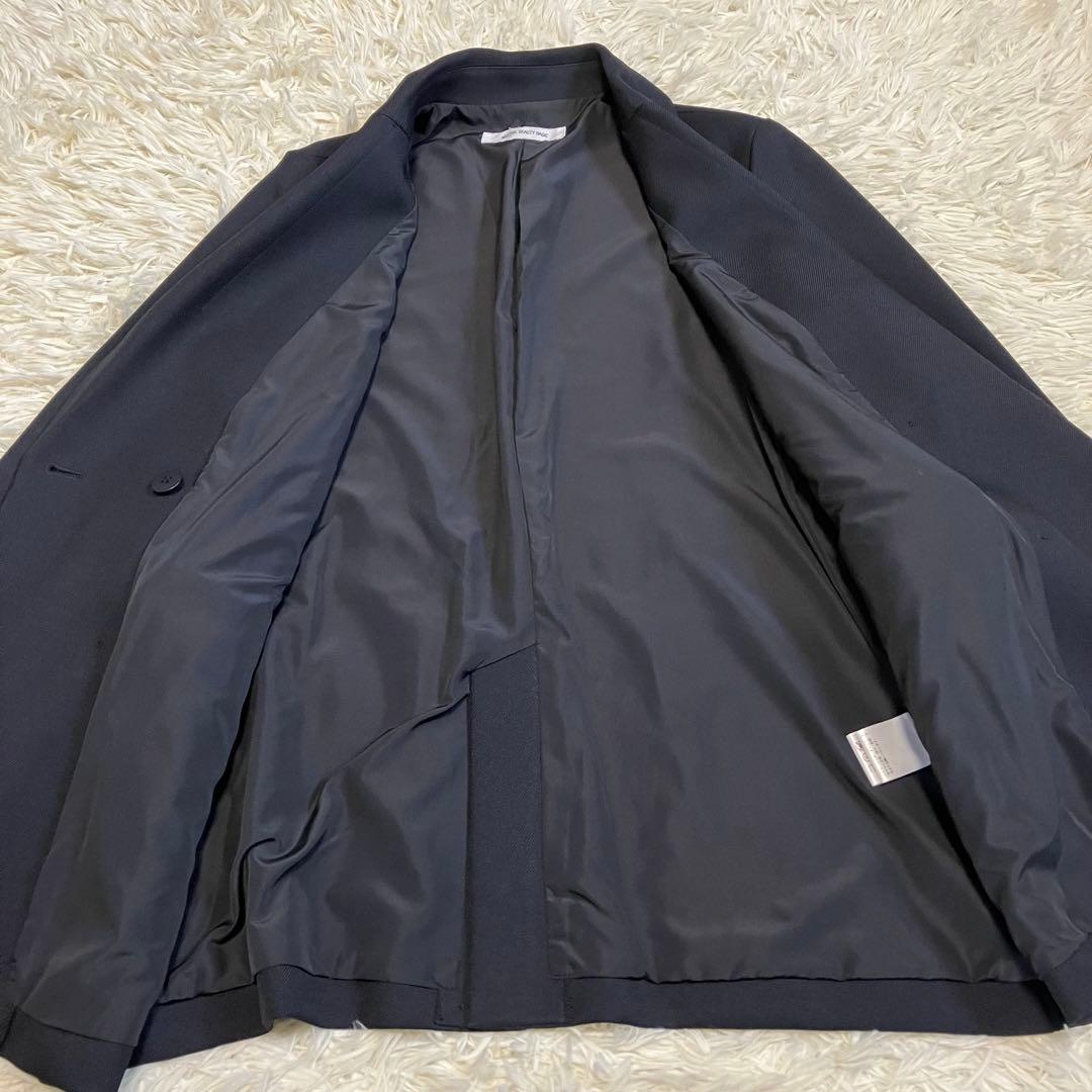 【美品】ナチュラルビューティーベーシック ダブルブレストボクシージャケット