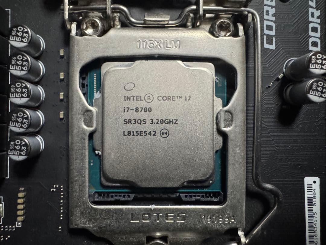 i7 8700+z390+8GBx4+GTX1080ti※動作未確認ジャンク品※