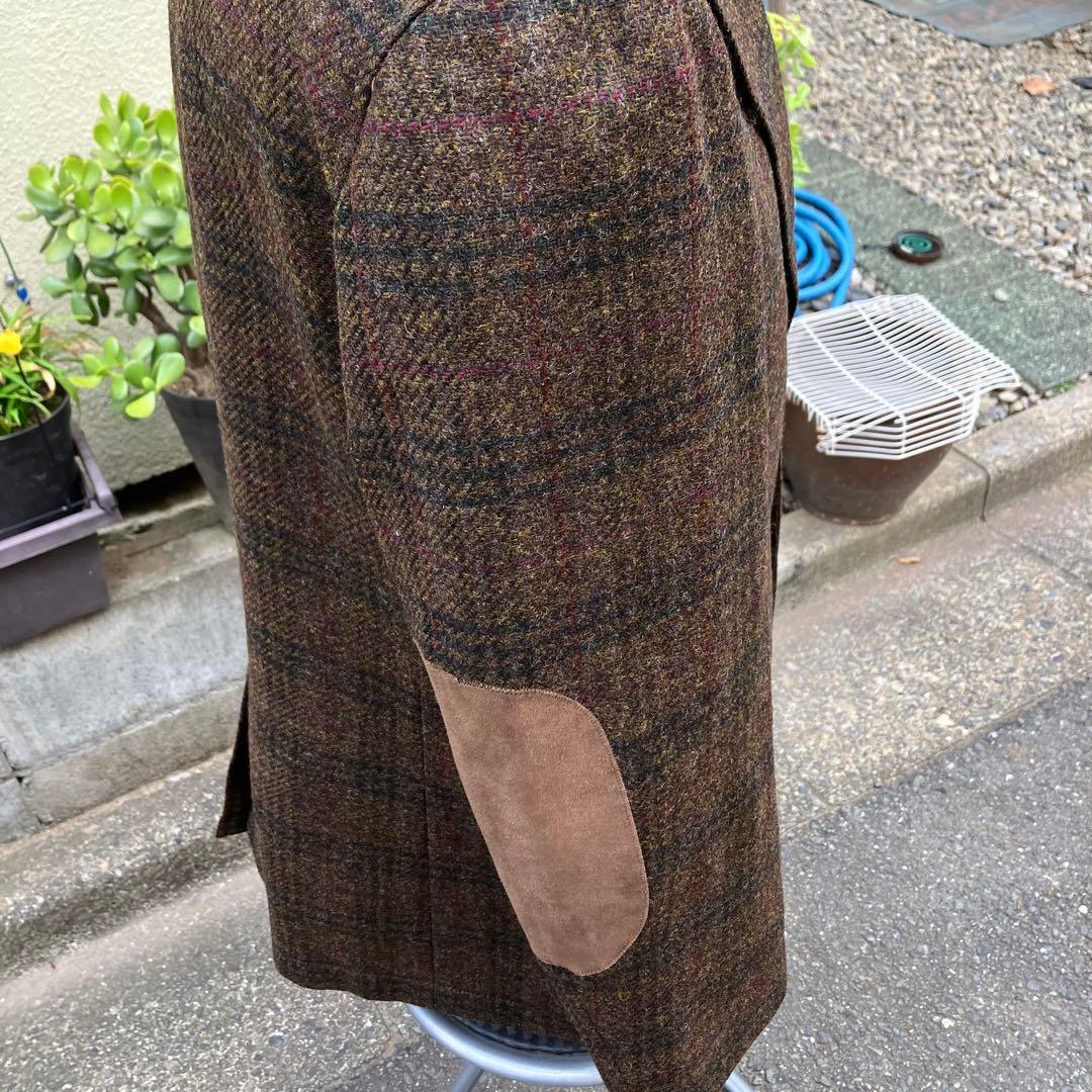 ジェイプレス インポート生地　ツイード　ジャケット　エルボーパッチ　Mサイズ