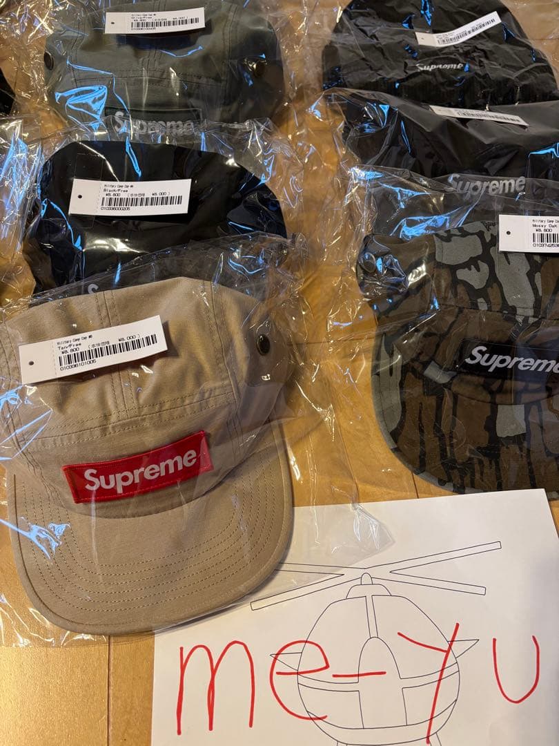 帽子 supreme Washed Chino Twill Camp Cap