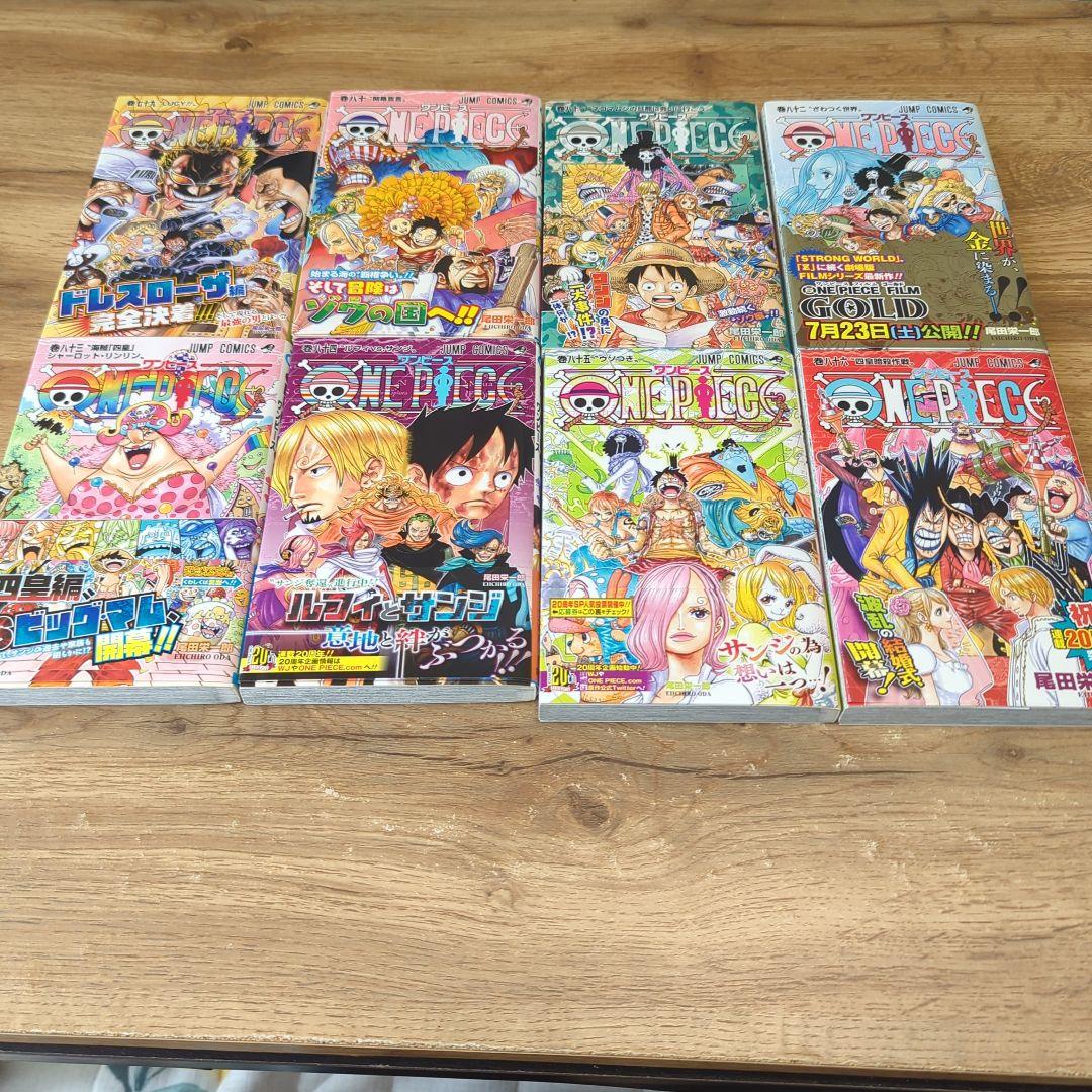 ONE PIECE 79〜111巻全巻初版帯、冊子多数33冊セット