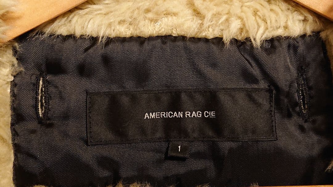 【タグ付き試着程度】AMERICAN RAG CIE モッズコート・ブラック