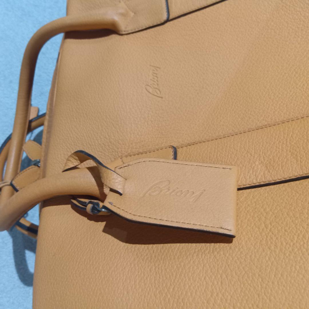 Brioni、ブリオーニ、レザー、ボストンバッグ、高級