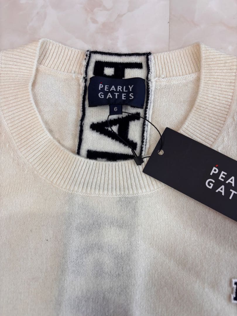 みなみ 新品タグ付き PEARLY GATES カシミヤセーター サイズ6