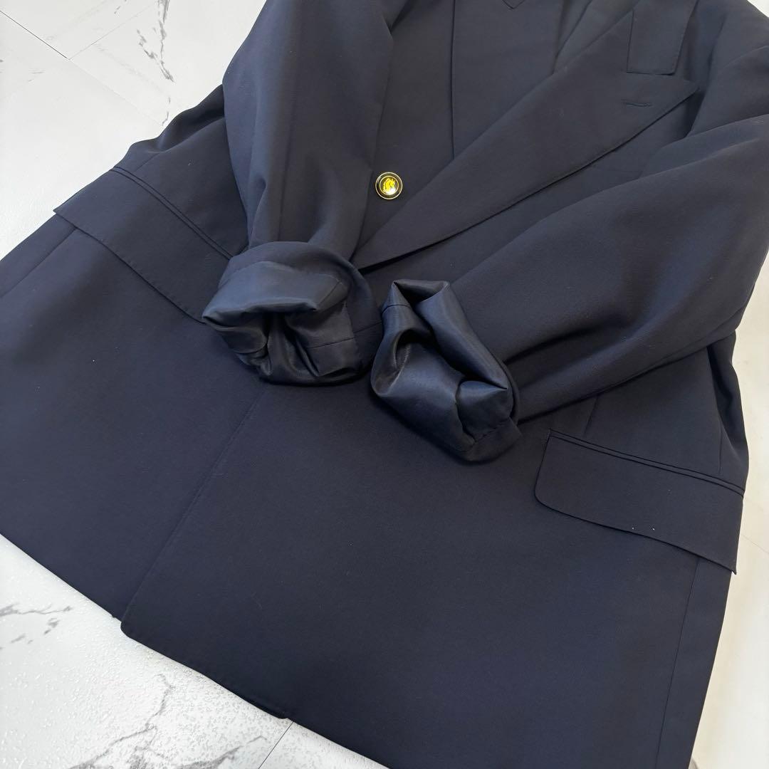pierre cardin✨ダブルブレスト　セットアップ紺ブレ　デザインボタン