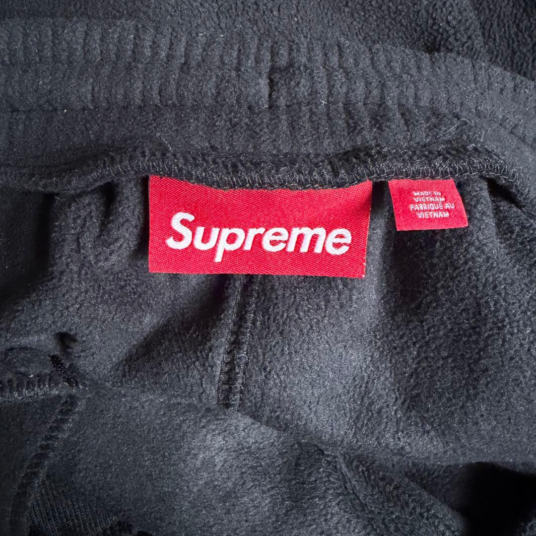 【Lサイズ】 Supreme フリースパンツ 黒 Polartec Pant