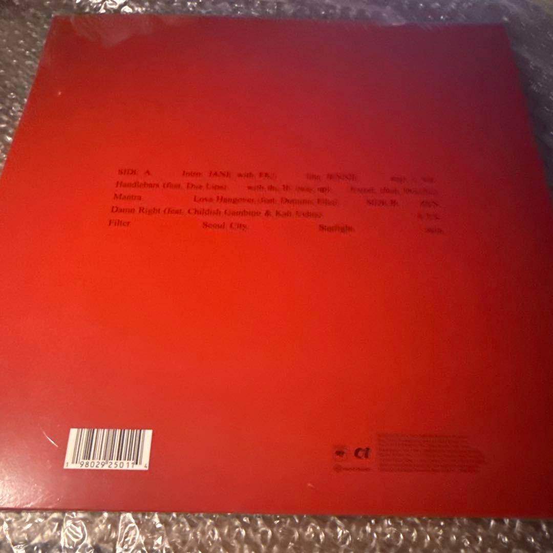 jennie BLACKPINK ruby レコード LP レッドヴァイナル
