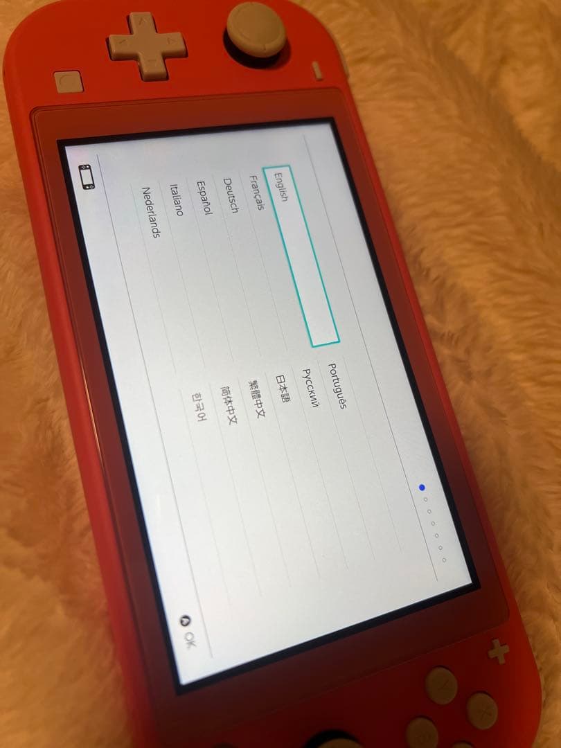 Switch lite コーラルピンク