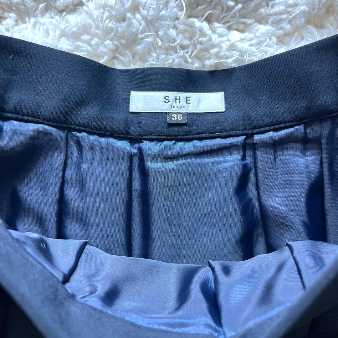 【she tokyo】シートーキョーAnna スカート navy 38