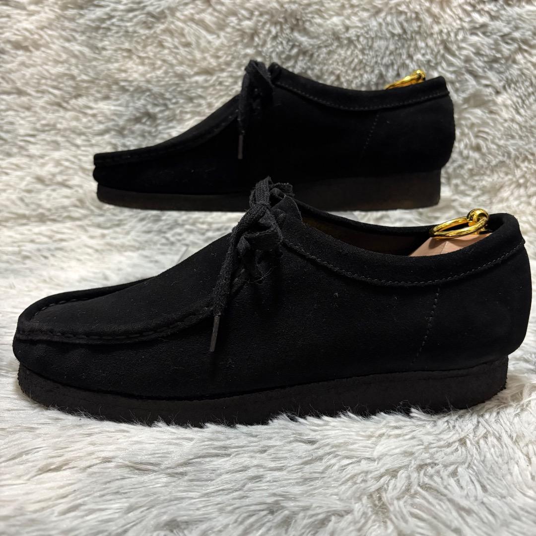 美品✨Clarks ワラビー/Wallabee 26.5cm 黒 スエード