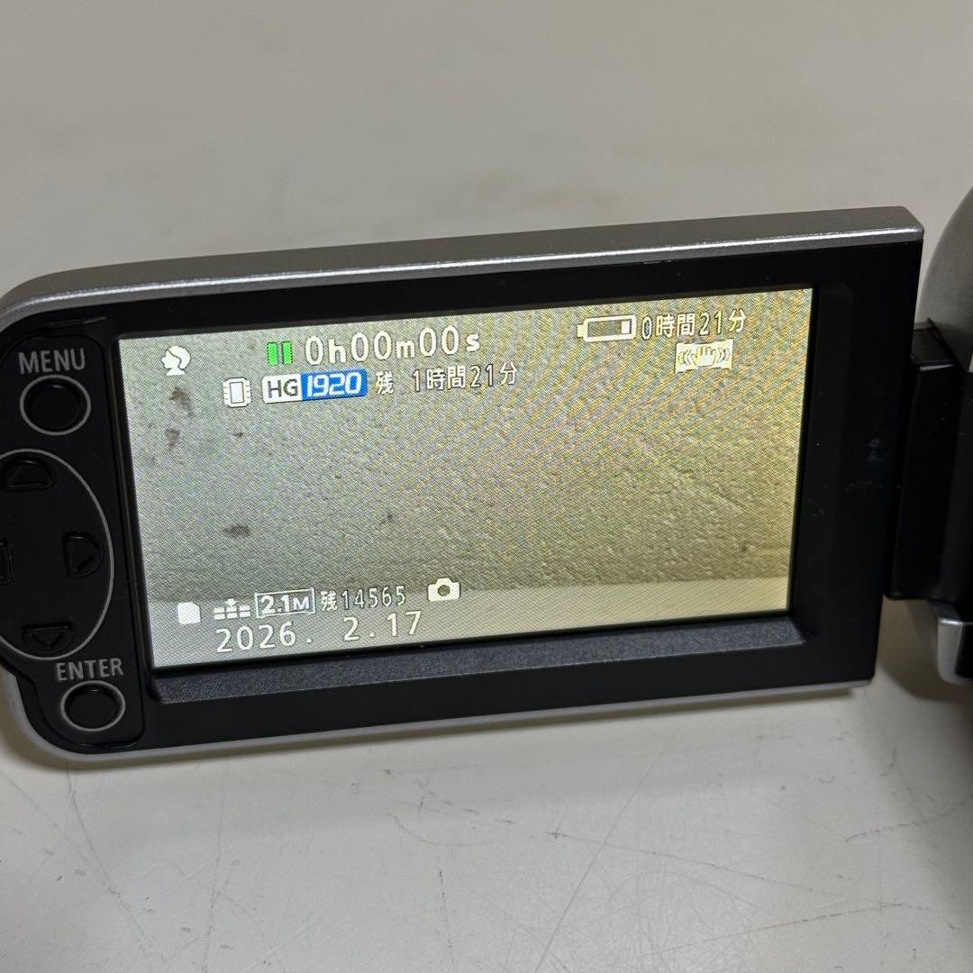 通電確認済み Panasonic ビデオカメラ HDC-TM25 SDカード付き