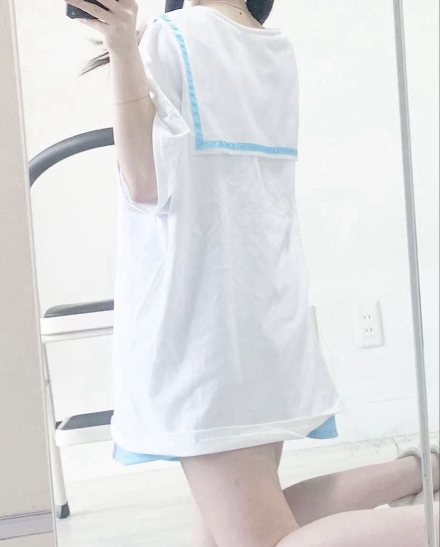 まおのすけ maonosuke セーラー tシャツ ワンピースサブカル
