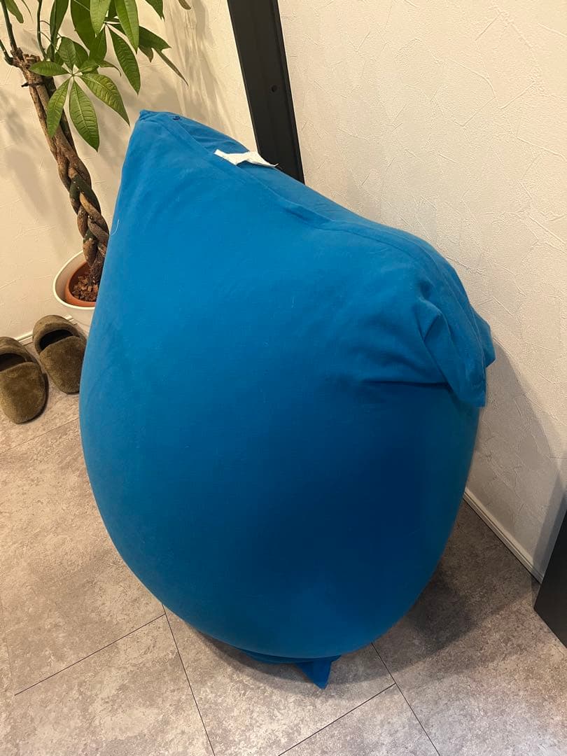 【美品】Yogibo Mini ヨギボーミニ ブルー ビーズクッション