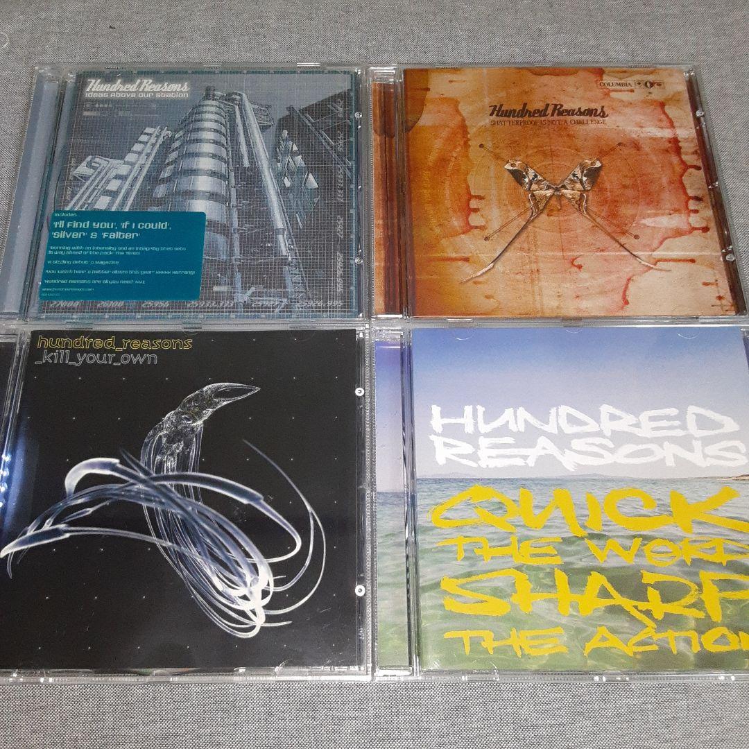 HOOBASTANKとHUNDRED REASONSの輸入盤CD８枚セット