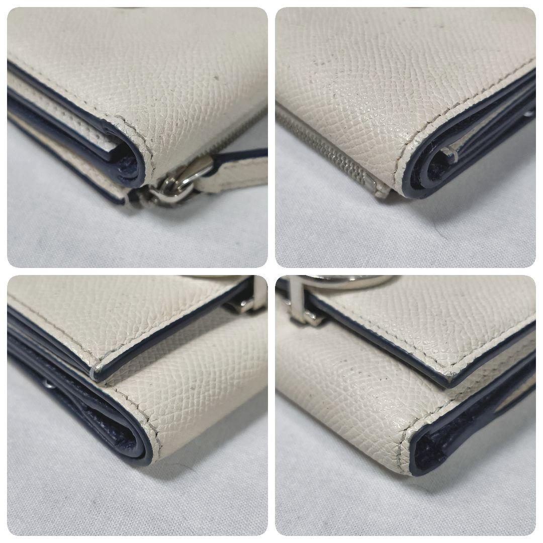 BVLGARI　ブルガリ　フルレザー　コンパクトウォレット　折り財布