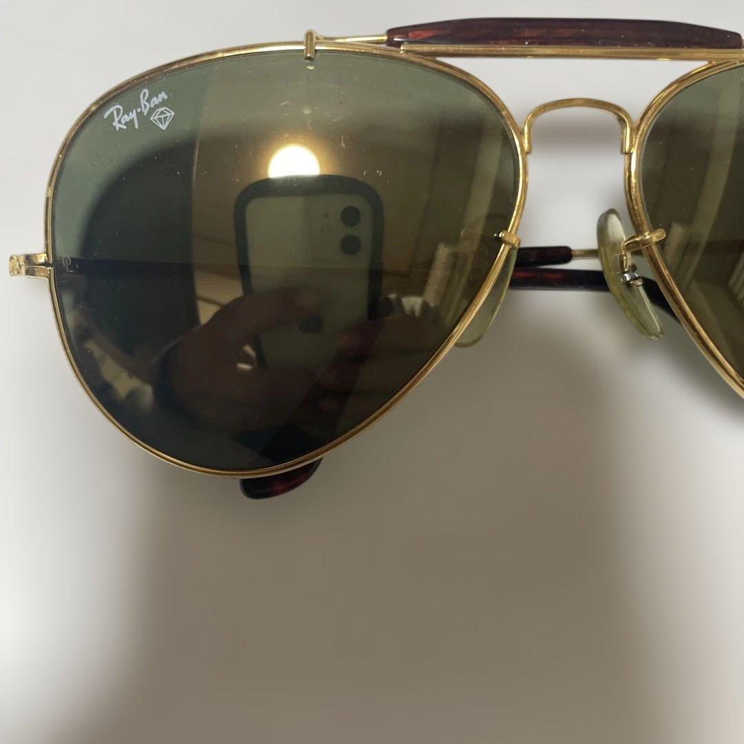 Ray-Ban Aviator サングラス ゴールド