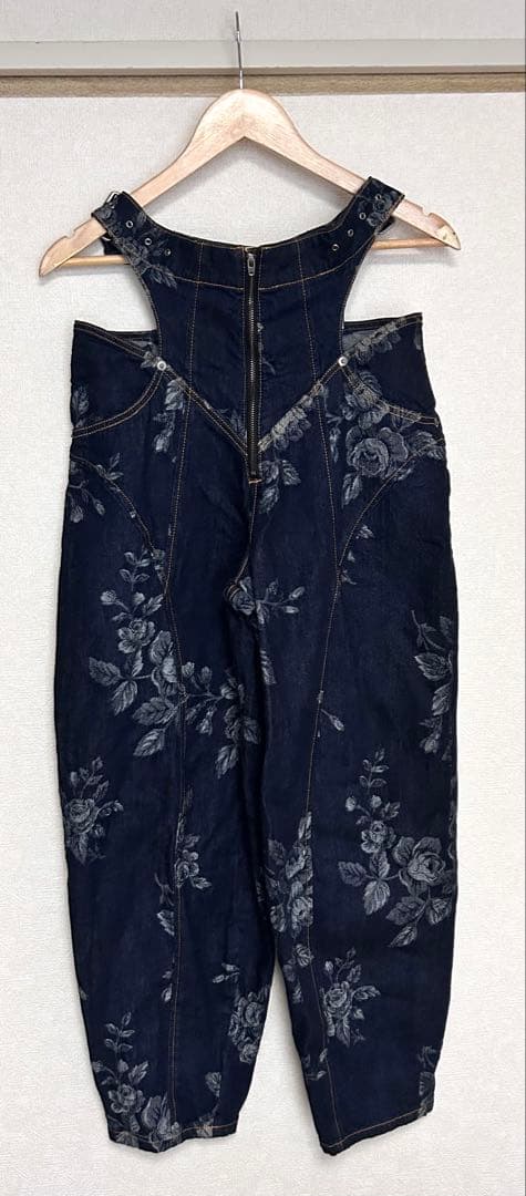 a*読様 fetico ROSE DENIM HIGH-WEST JEANS サ