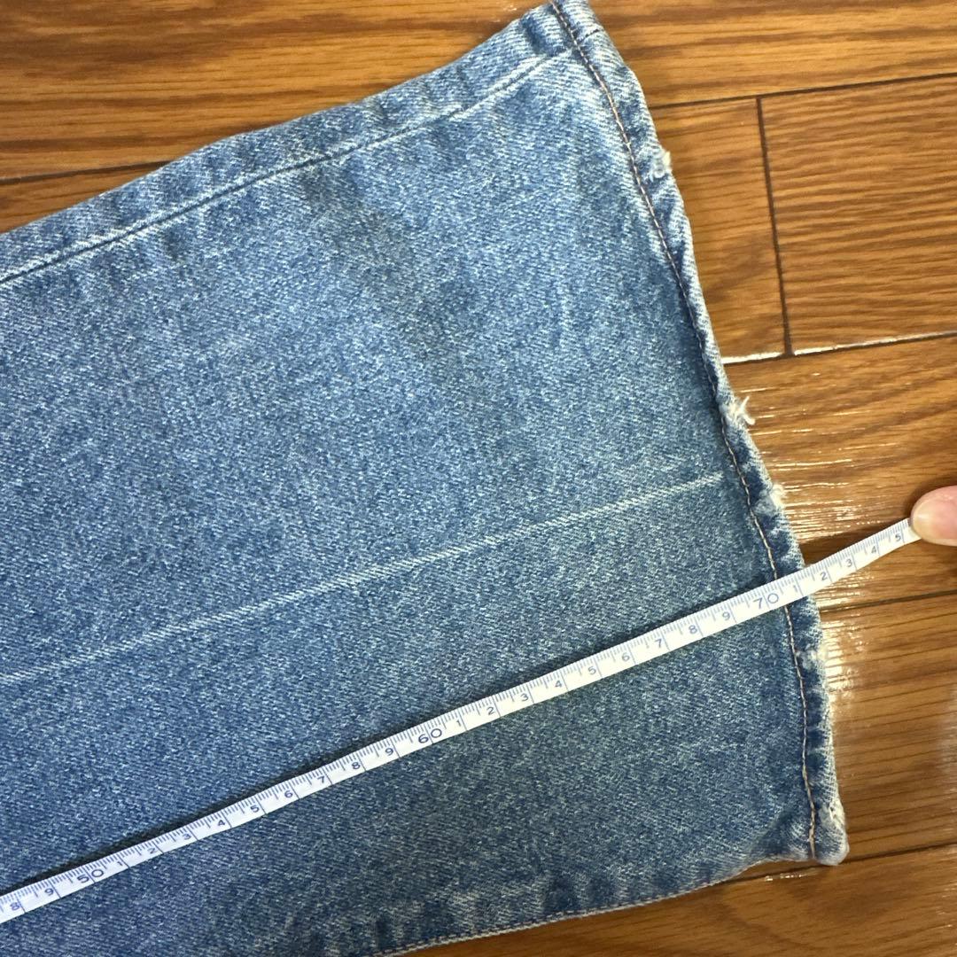 マウジー moussy mvs flare denim 22インチ、ブルー