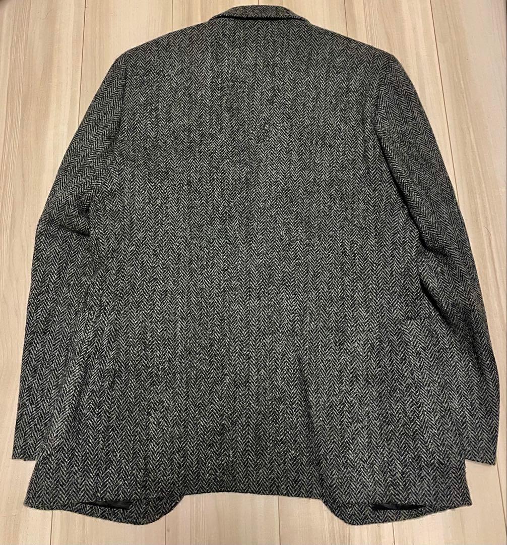 【SALE‼️】ハリスツイード　ヘリンボーン テーラードジャケット　S