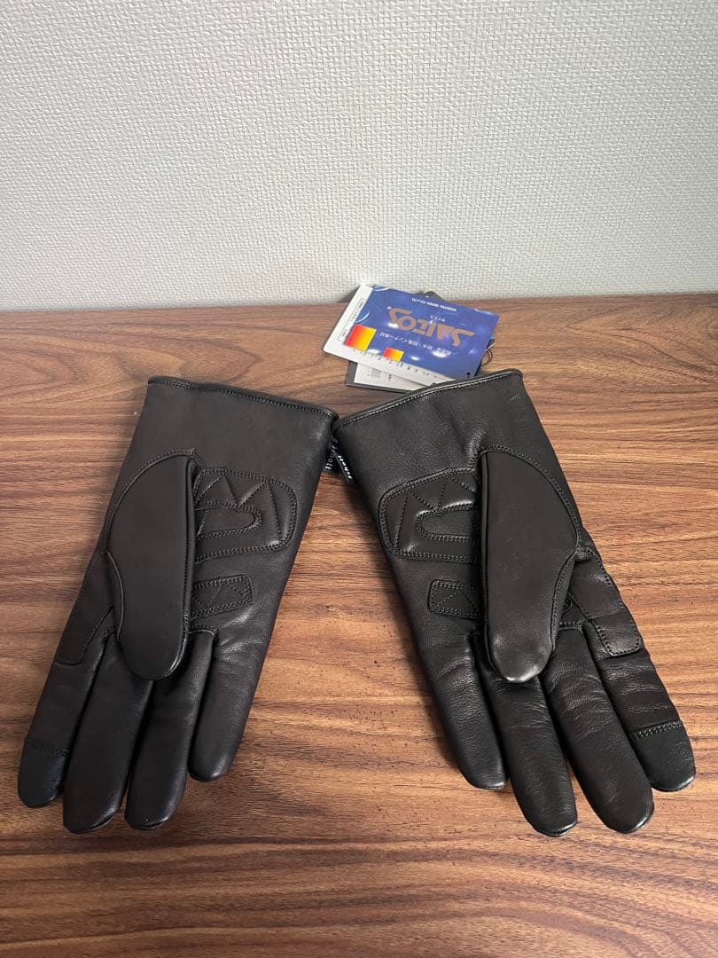 【新品】Schott ショット　レザーグローブ　ワンスター　黒色　BK