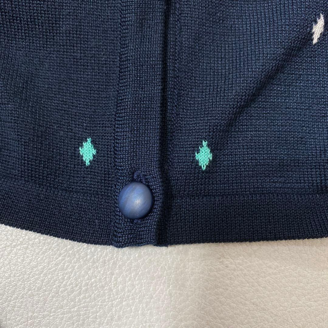 美品 レリアン プラスハウス ダイヤ刺繍 ニットアンサンブル カーディガン