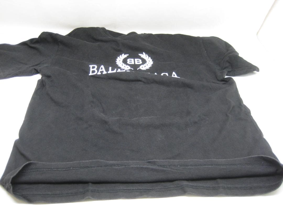BALENCIAGA バレンシアガ　ロゴ Tシャツ 　黒　S