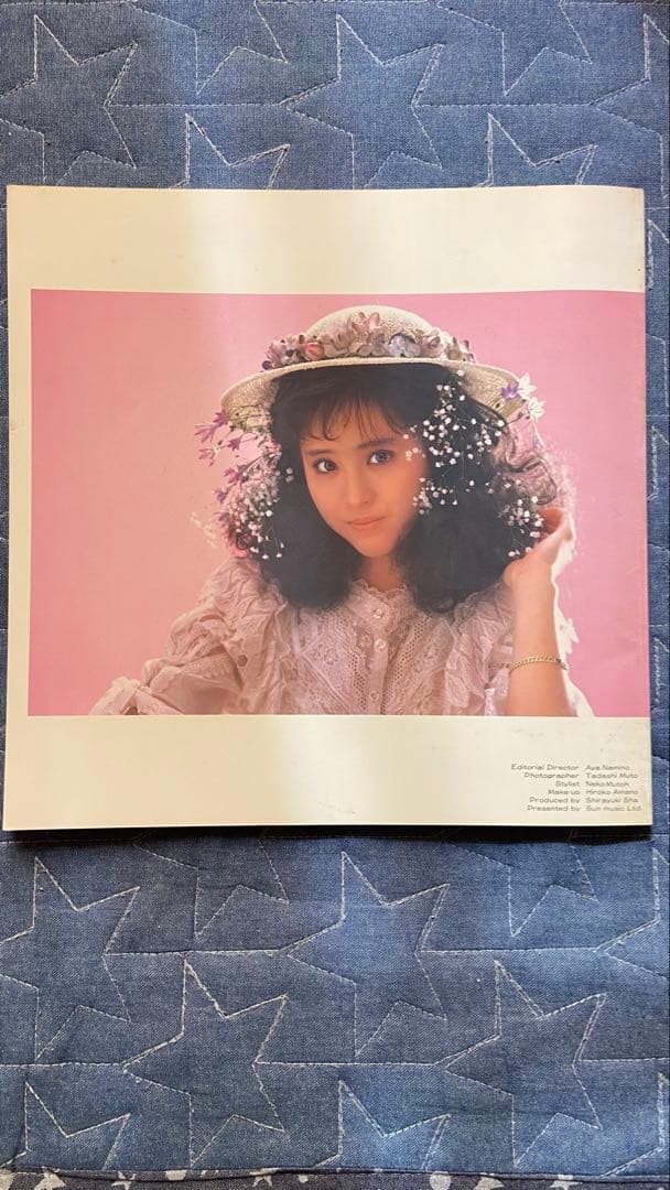 松田聖子　サイン色紙　コンサートブック3枚セット