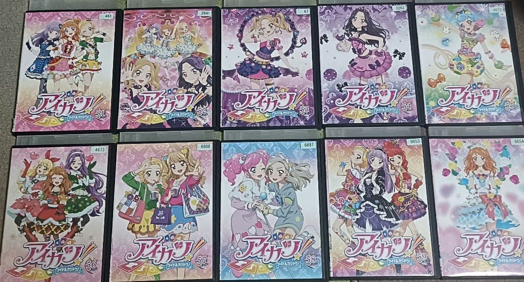 アイカツ！　アイドルカツドウ！　DVD　全60巻セット