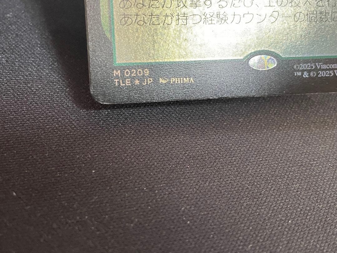 MTG 土の技の達人、トフ　日本語 Foil 拡張アート