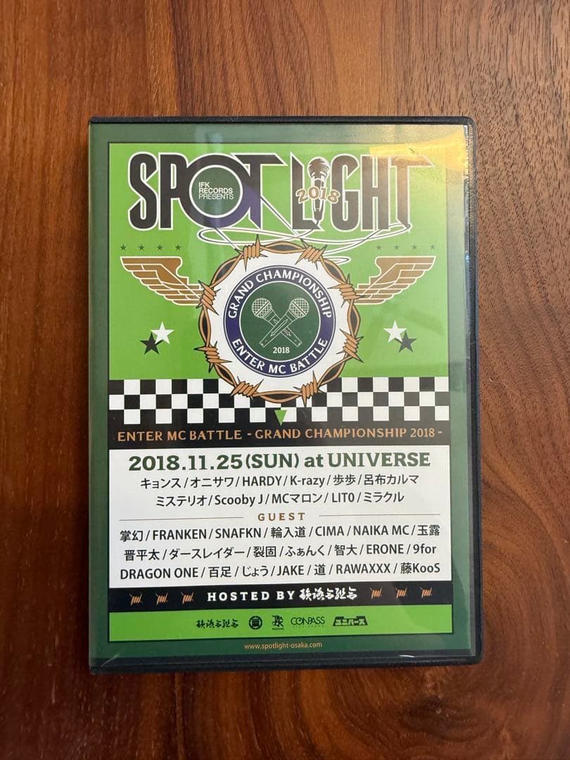 MC Battle DVD 戦極18.20 KOK18 Spot light18