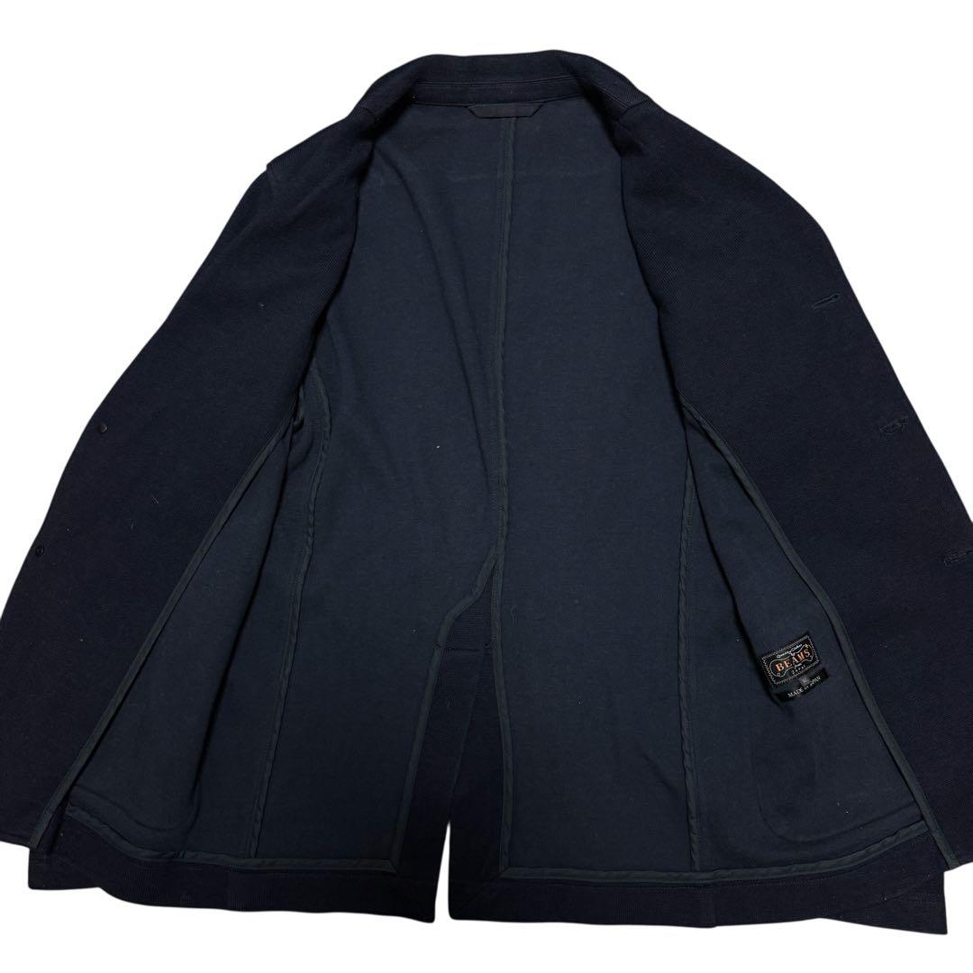 BEAMS＋ ビームスプラス 金ボタン アンコンジャケット ネイビー サイズM