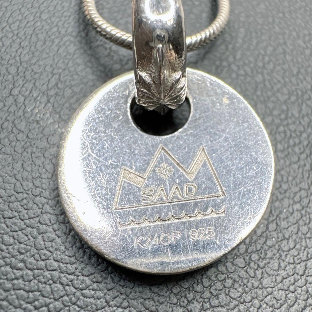 SAAD 太陽神　サンシンボル　アラベスク　ネックレス　K24GP