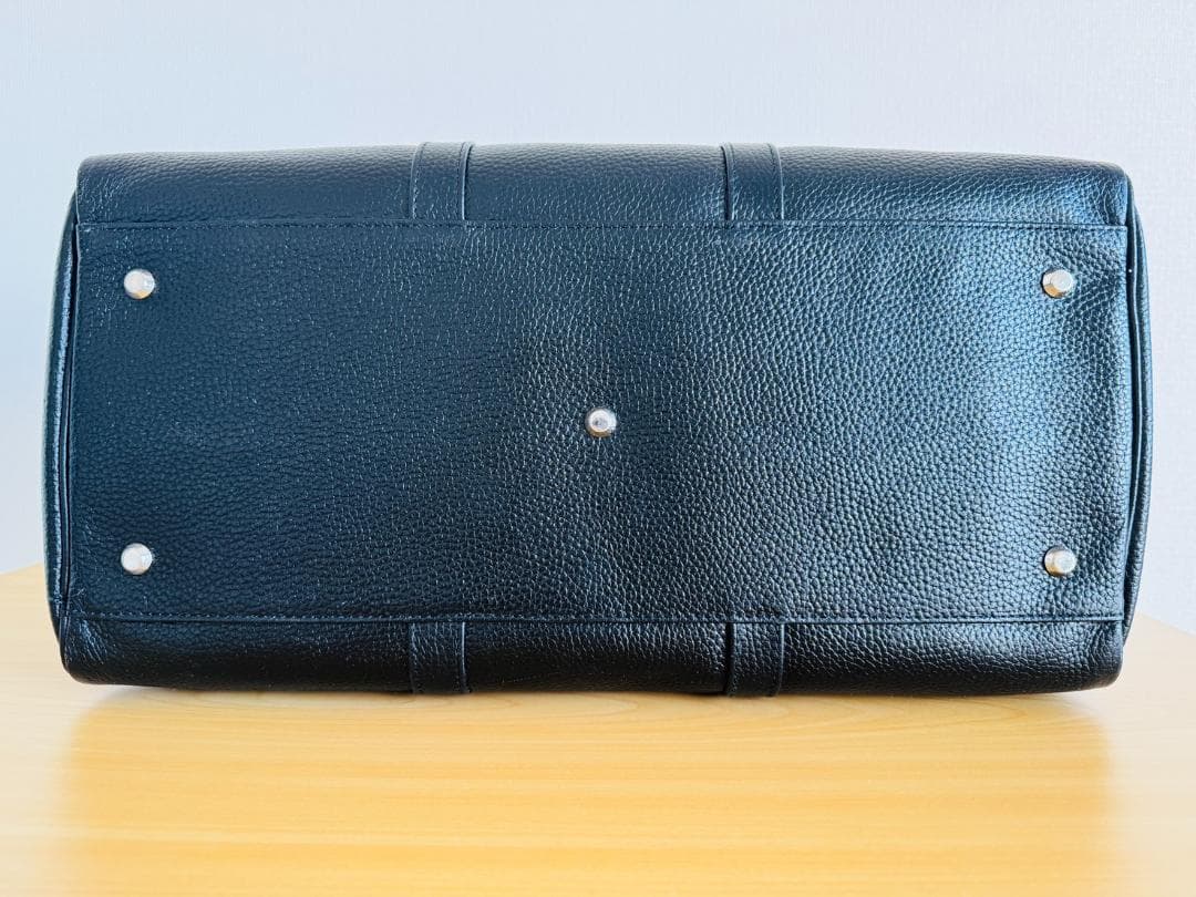【極美品】 ハッシュタグ ボストンバッグ ショルダーバッグ ブラック 姫路レザー