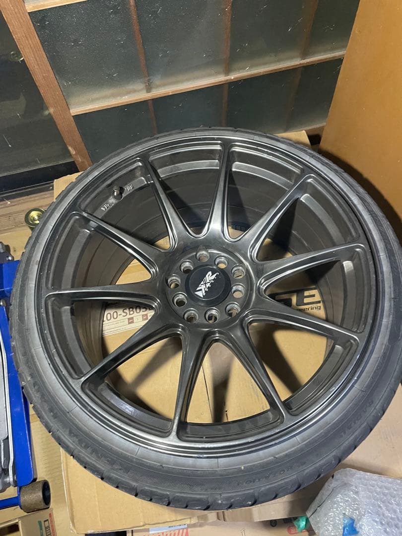 XXR527 18インチ5穴9.75j+35 4本PCD114.3/100マルチ