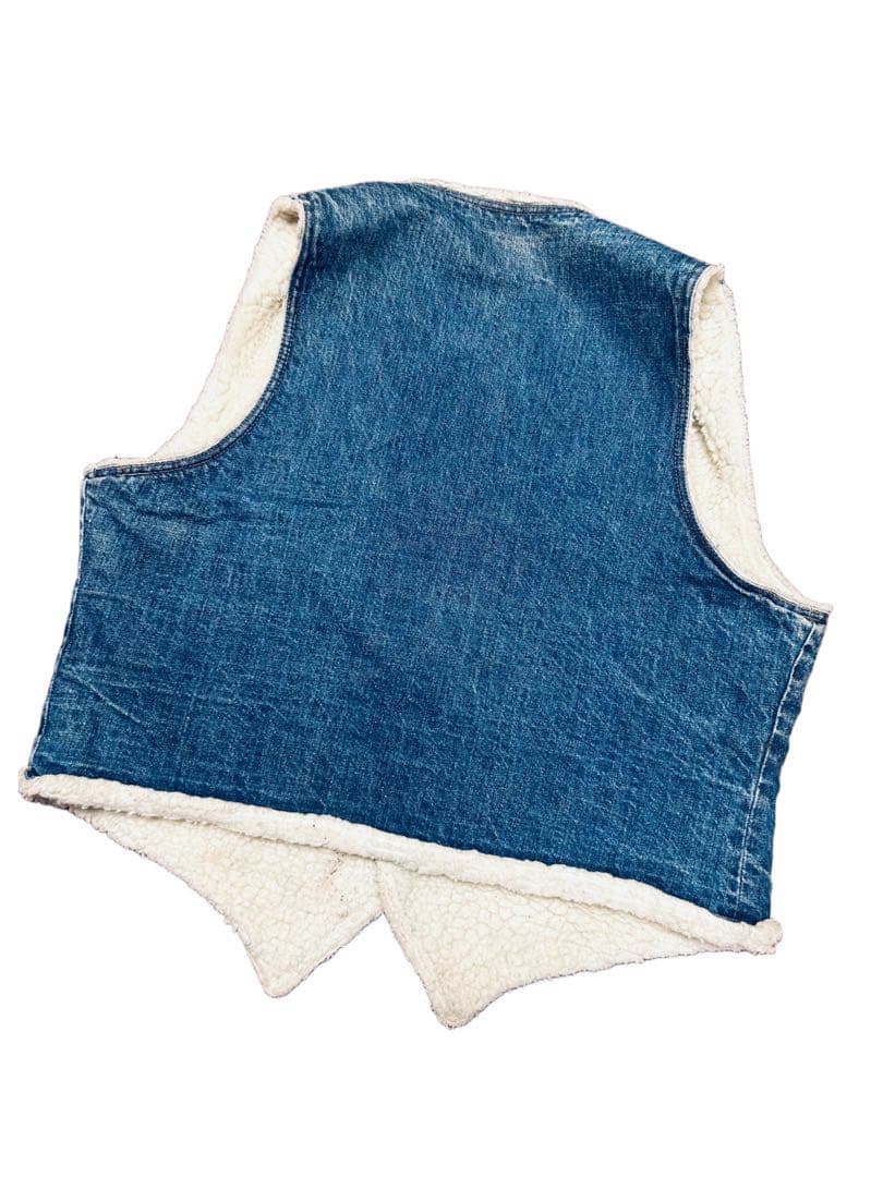 70s USA製 オレンジタブ Levi's 60605 デニム ボアベスト
