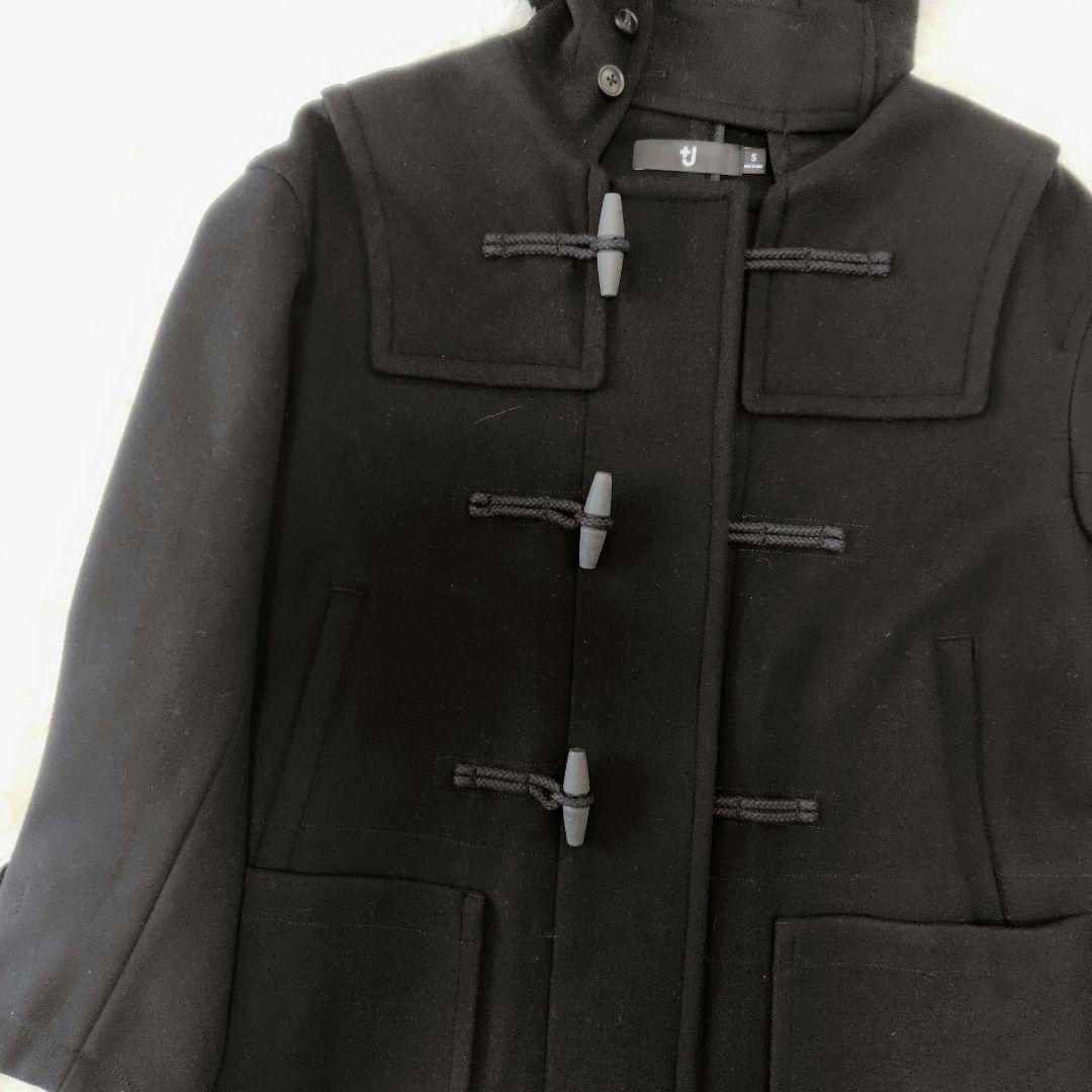 UNIQLO ＋J ダッフルコート ブラック S ウール ジルサンダー
