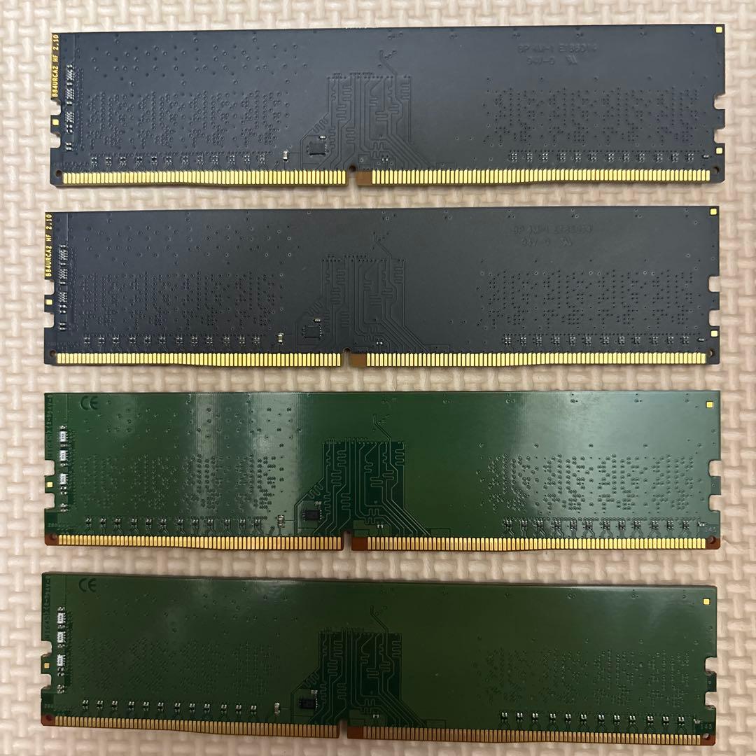 DDR4 4GB デスクトップメモリ 4本セット 合計16GB