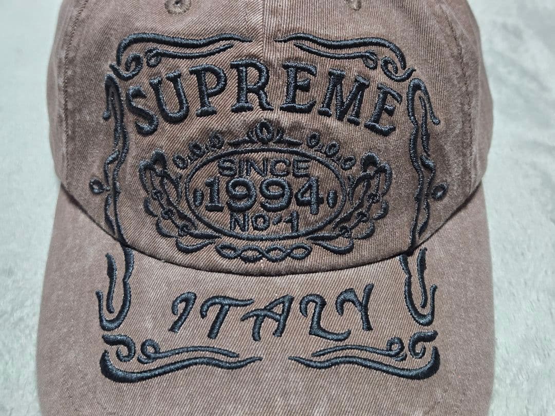 帽子 SUPREME ITALY 6-PANEL CAP