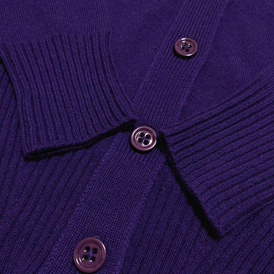 【美品】BOTTEGA VENETA カシミヤ サイドリブ カーディガン M