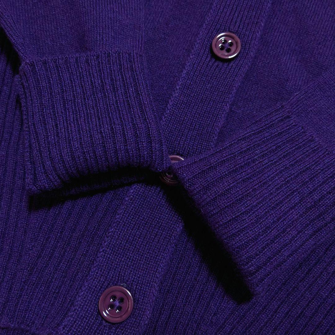 【美品】BOTTEGA VENETA カシミヤ サイドリブ カーディガン M