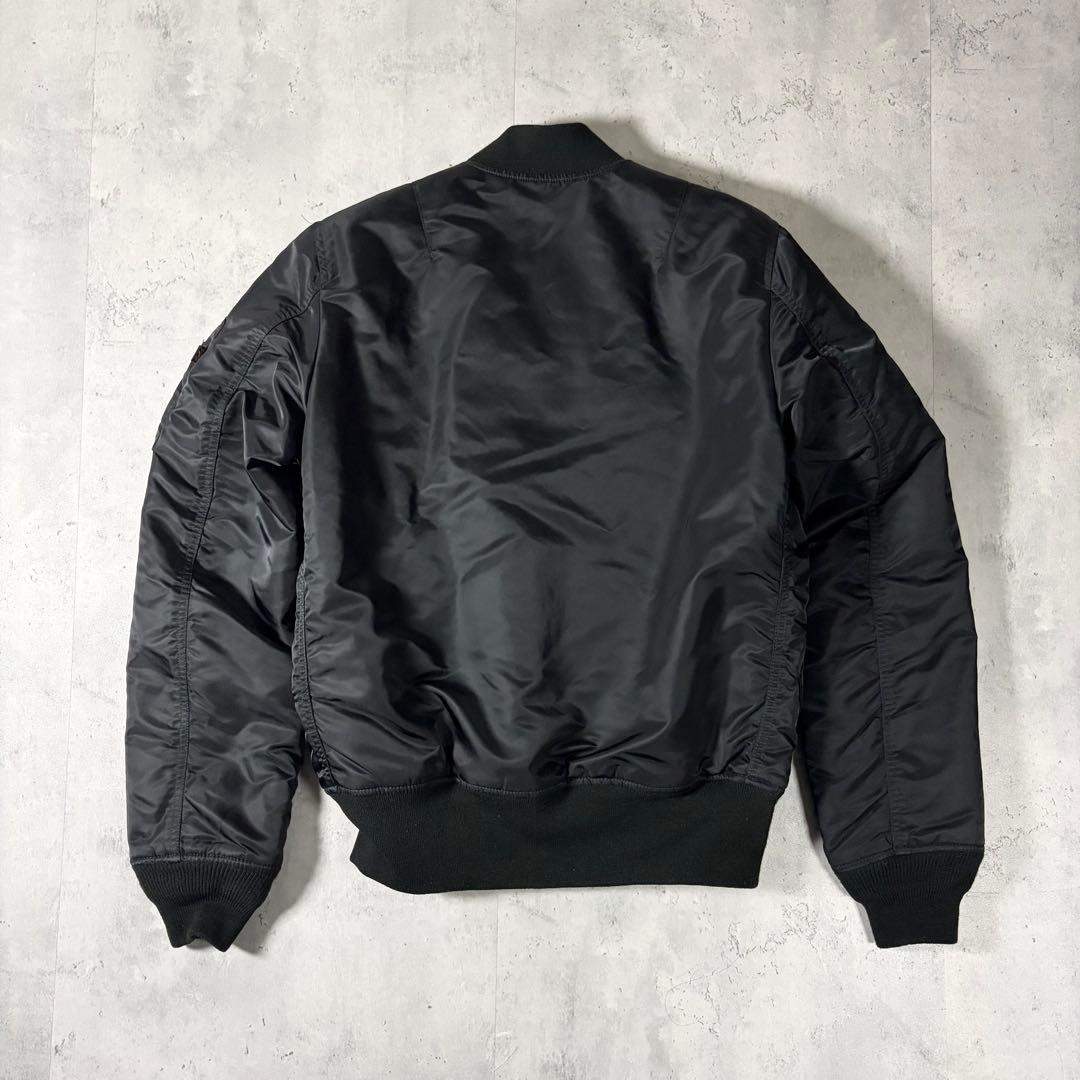 【美品】ALPHA アルファ MA-1 フライトジャケット 黒 y2k 短丈