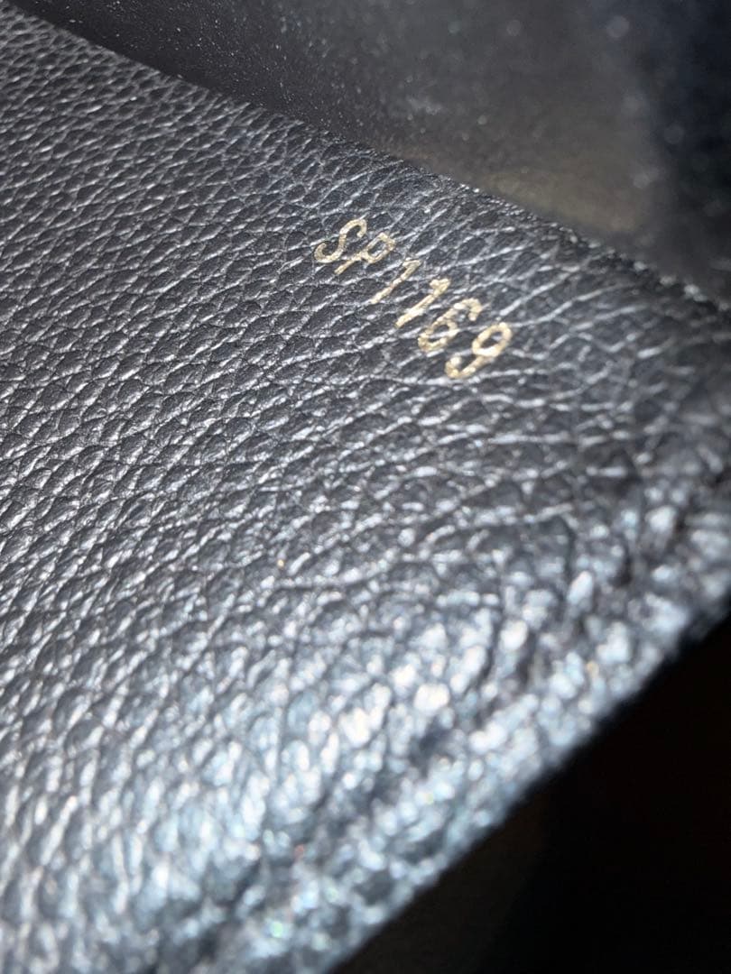 LouisVuitton　ルイヴィトン　三つ折り財布　モノグラム　アンプラント黒
