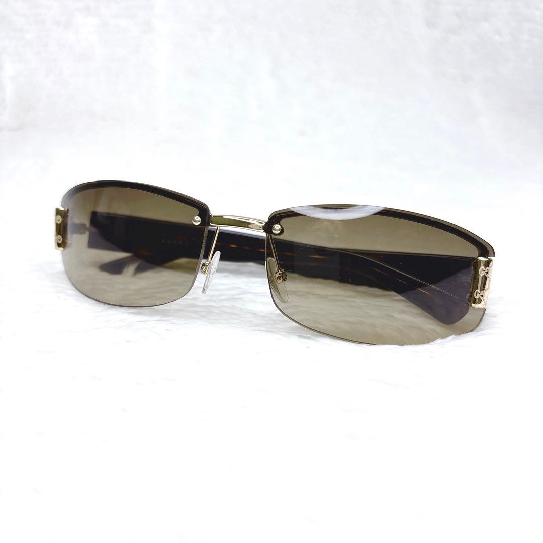 小物 GUCCI Vintage Rimless Sunglasses 00s