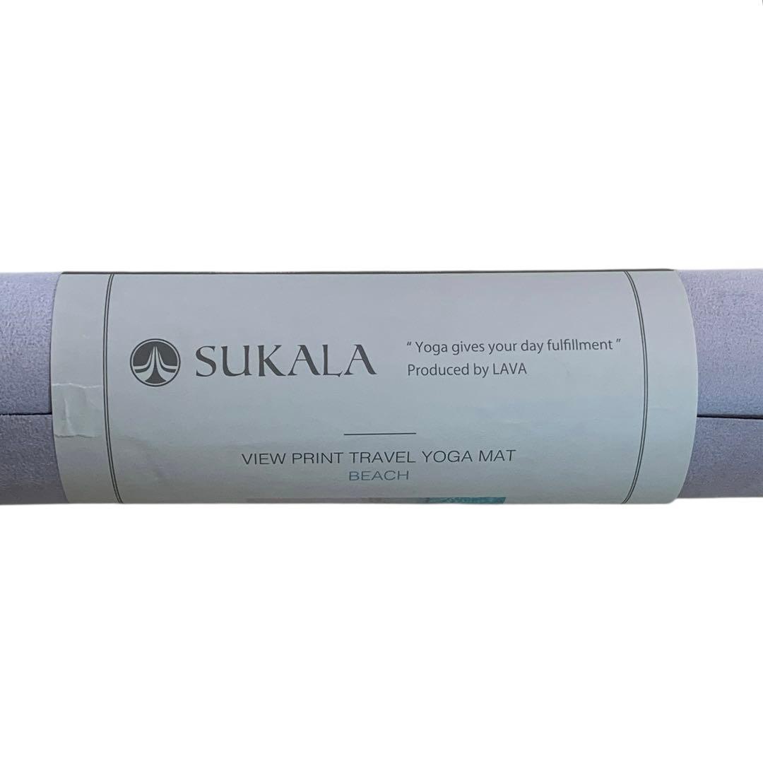 SUKALA ビュープリントトラベルヨガマット　BEACH 折り畳める　美品