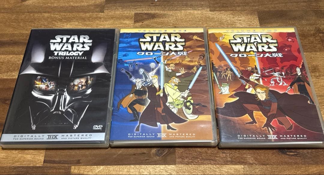 STAR WARS アニメDVD&缶入りストラップセット