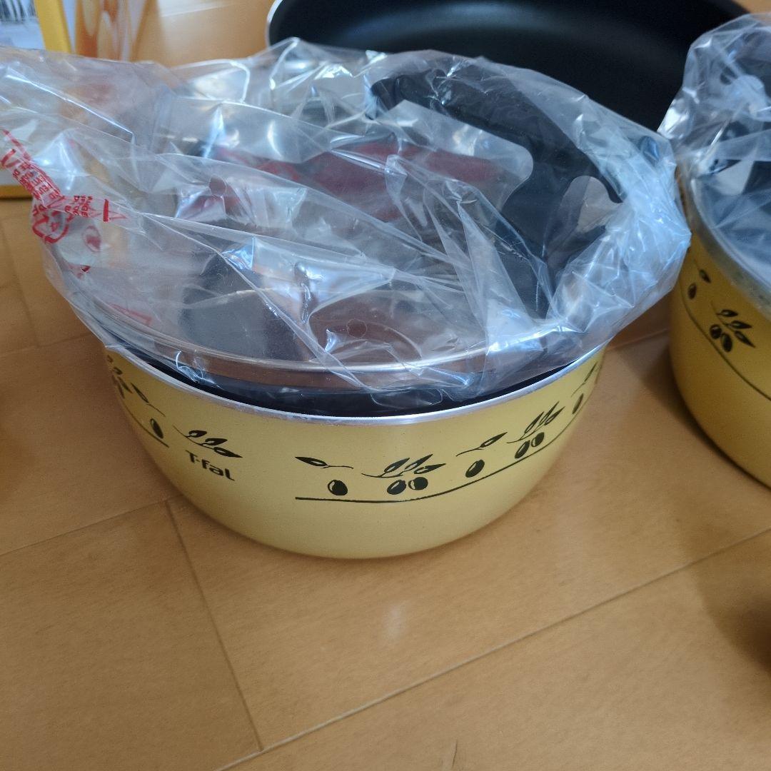 T-fal 鍋・フライパンセット オリーブ模様