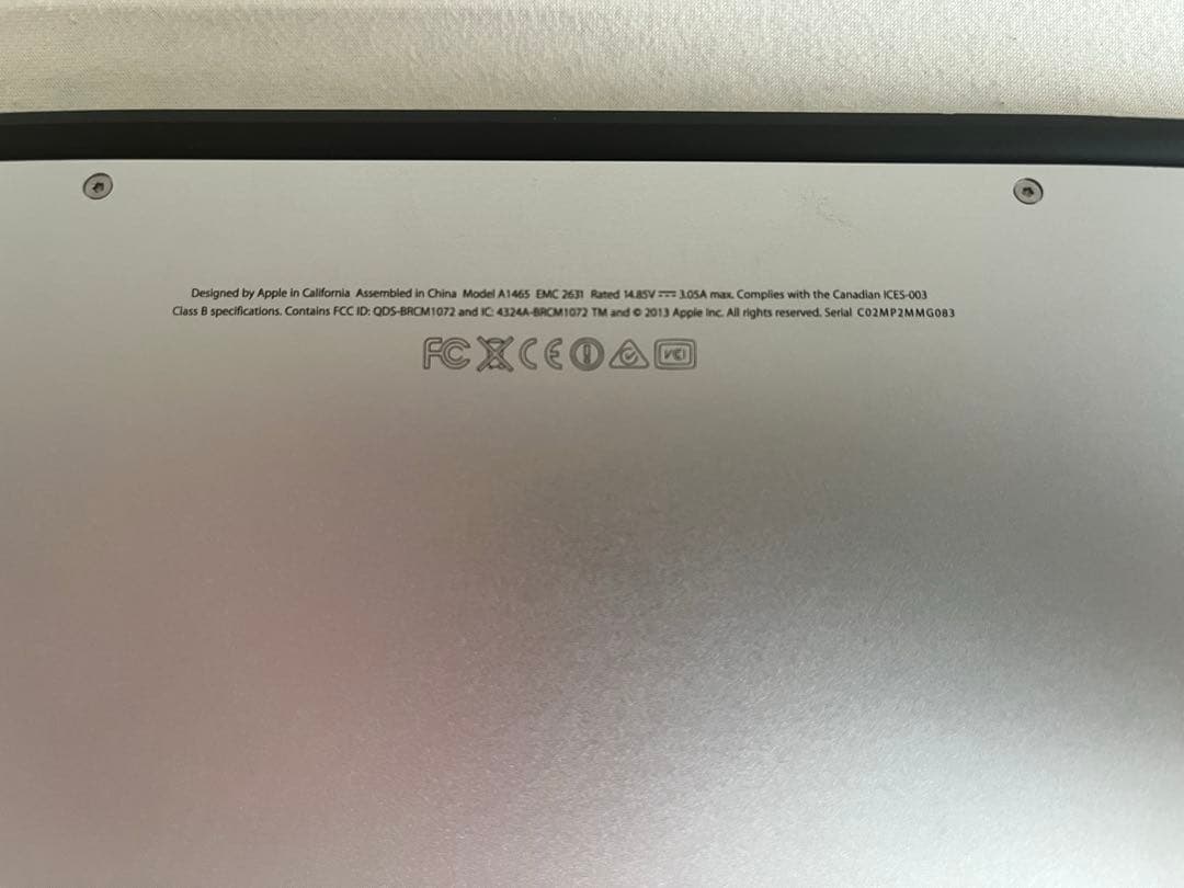 Apple MacBook Air シルバー