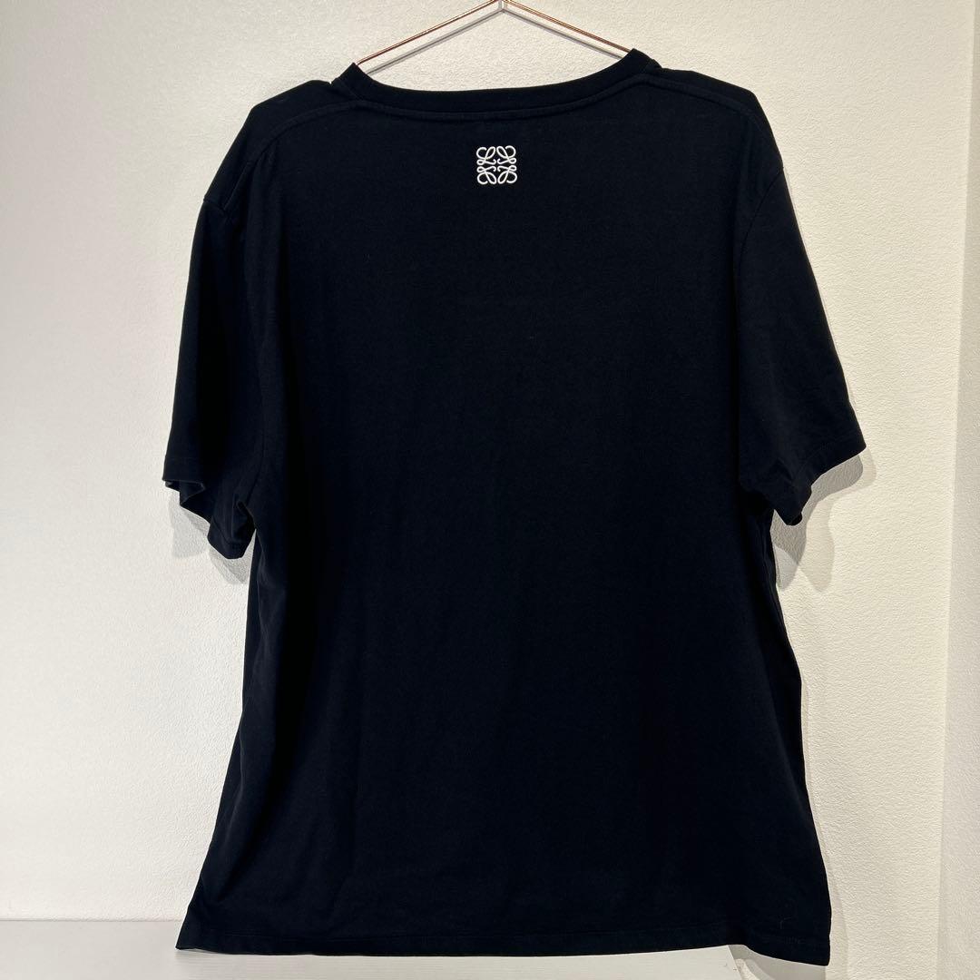 LOEWE ブラック　パンジー Tシャツ　ロエベ