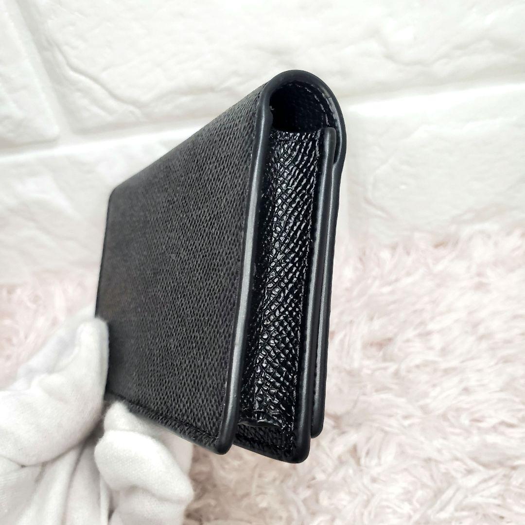 COACH コーチ ゴールドロゴ 名刺 カードケース ブラック新生活 極美品