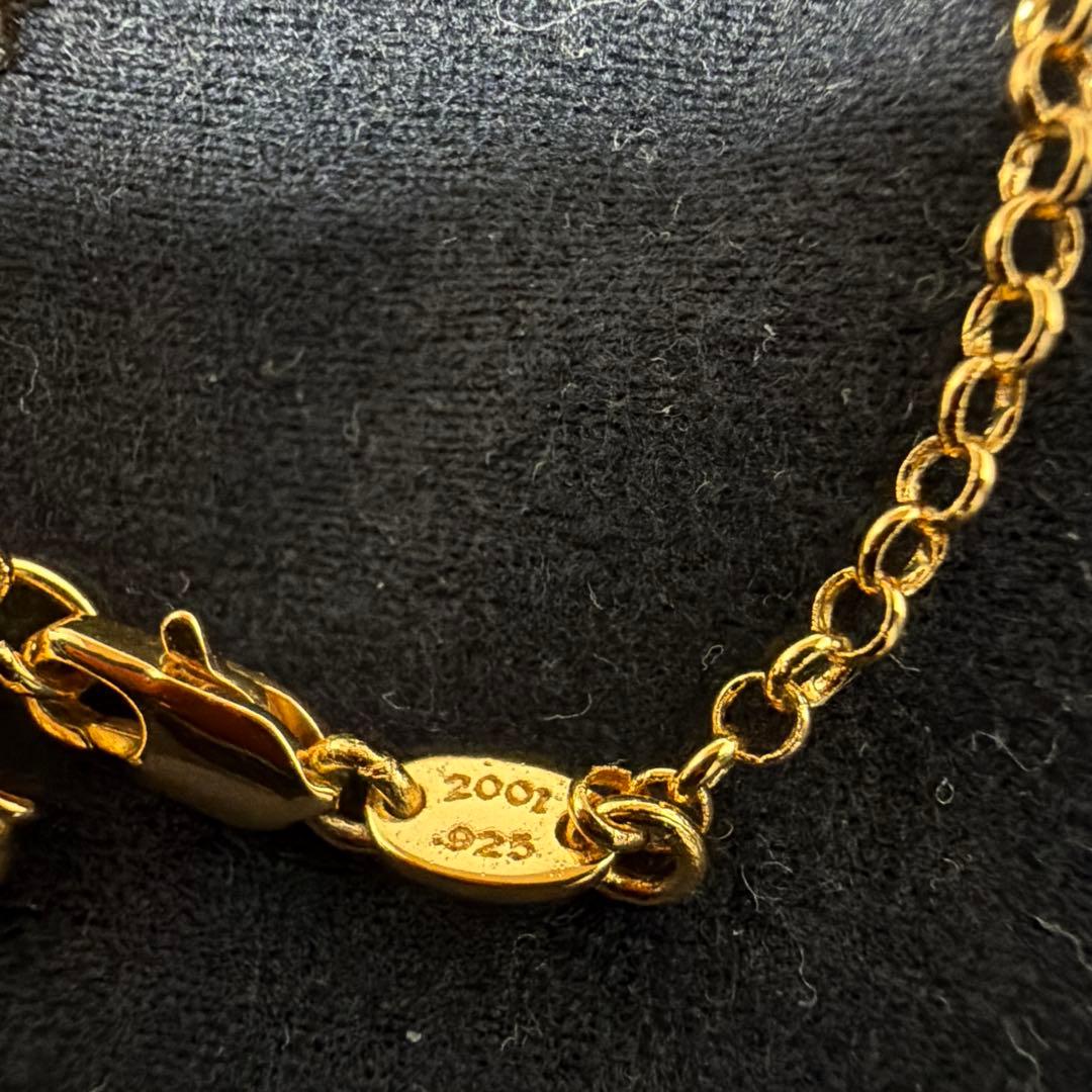 クロムハーツ CHクロス ベビーファットチャーム 1p×ロールチェーン 22K